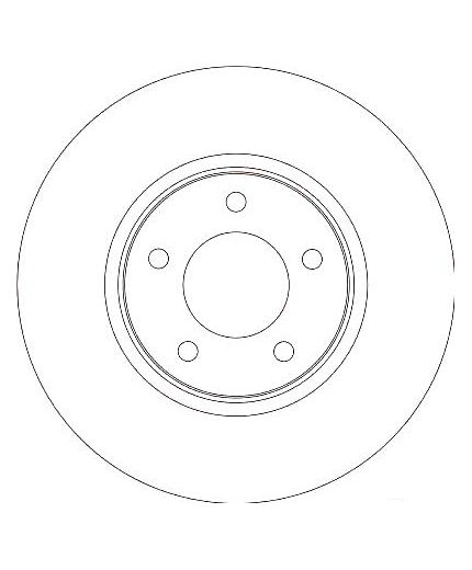 TRW Тормозной диск передний