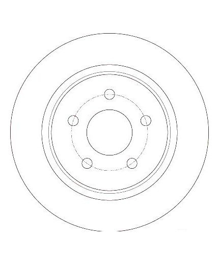 TRW Тормозной диск задний Фото 2