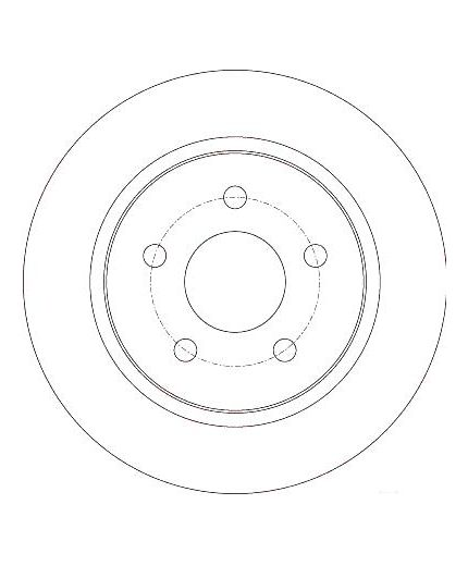 TRW Тормозной диск задний Фото 2