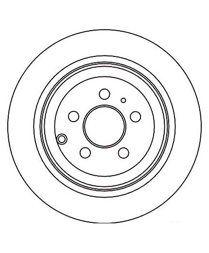 TRW Тормозной диск задний
