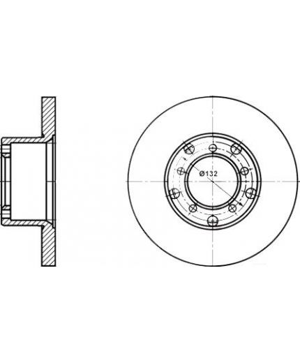 ATE Тормозной диск передний