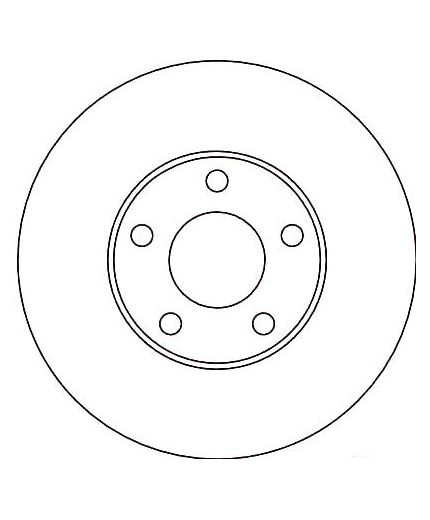 TRW Тормозной диск передний