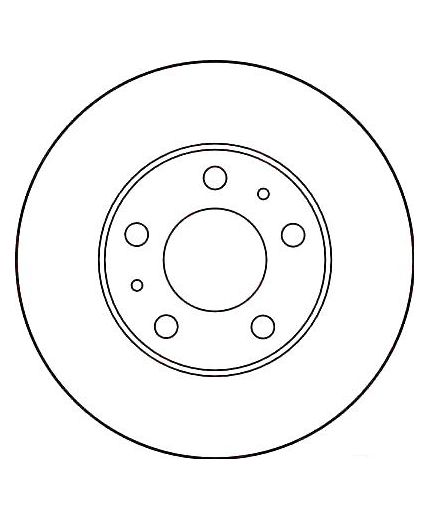 TRW Тормозной диск передний