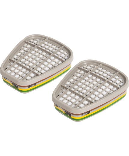 3M Фильтры угольные ABEK-1, комплект, 2 шт Фото 5