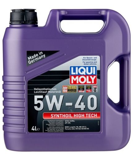 Моторное масло LIQUI MOLY Synthoil High Tech 5W-40 4л