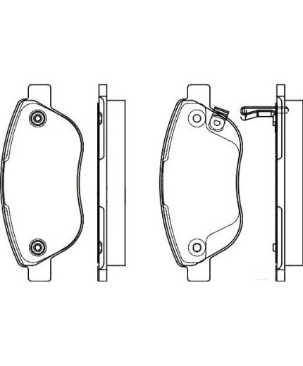 BOSCH Колодки дисковые