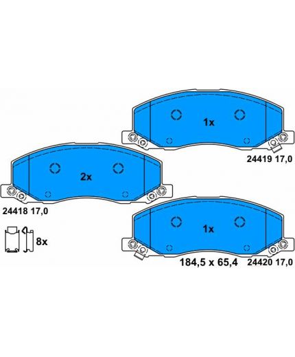 ATE Колодки дисковые