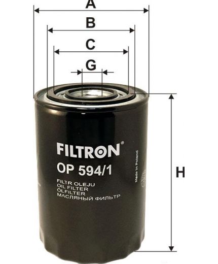 FILTRON Фильтр масляный