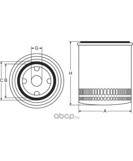 SCT Фильтр масляный