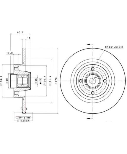 BREMBO Тормозной диск Фото 2