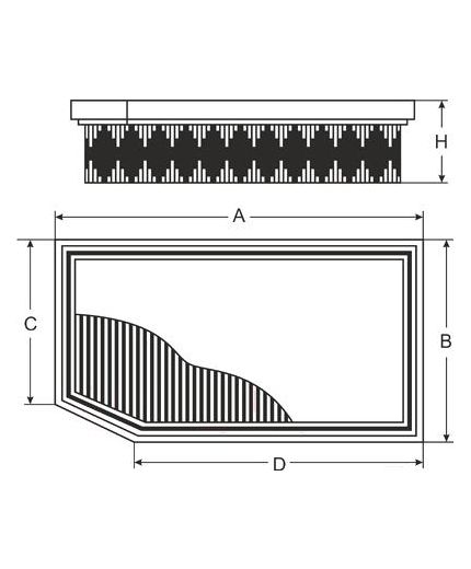 SCT Фильтр воздушный