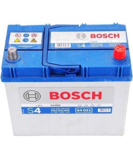 BOSCH Аккумулятор S4 021 (45 А/ч) JIS (330А)
