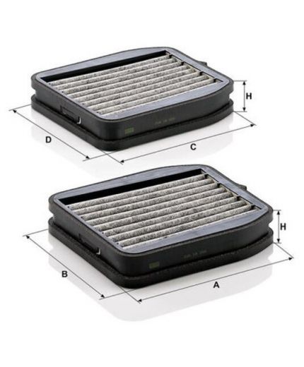 Mann-Filter Фильтр салонный (рамка) Фото 2