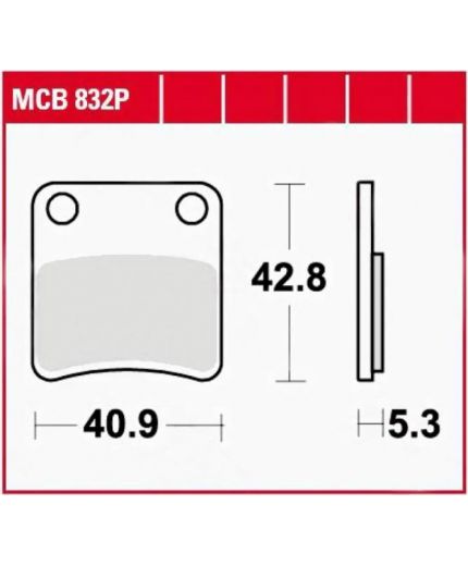 TRW Колодки дисковые задние