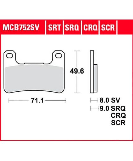 TRW Колодки дисковые передние