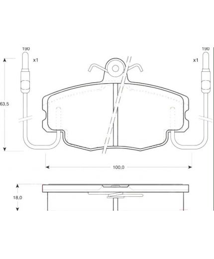 TRW Колодки дисковые передние