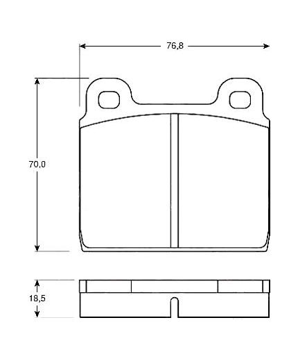 TRW Колодки дисковые