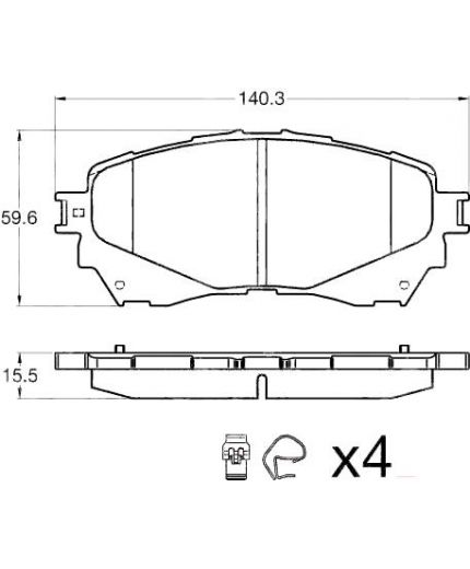 TRW Колодки дисковые передние