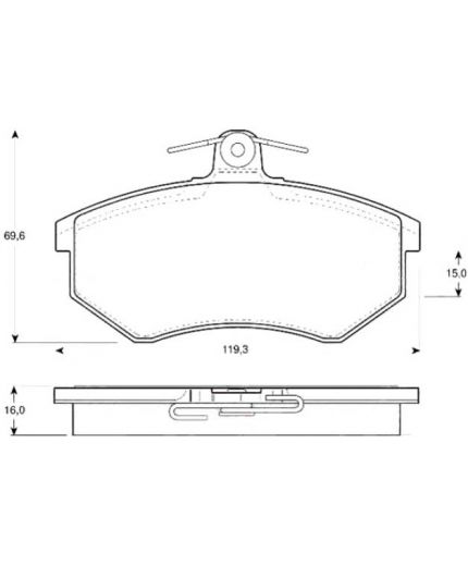 TRW Колодки дисковые передние