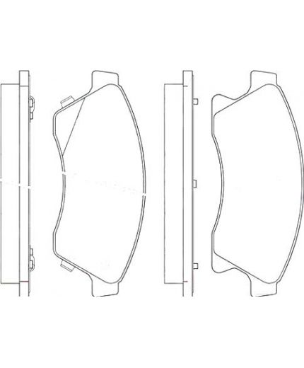 TRW Колодки дисковые передние Фото 2