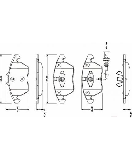 TRW Колодки дисковые передние