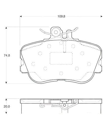 TRW Колодки дисковые