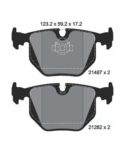 Textar Колодки дисковые задние Фото 2