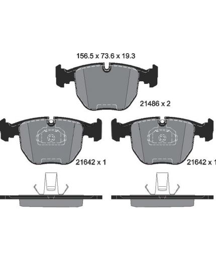 Textar Колодки дисковые передние Фото 2