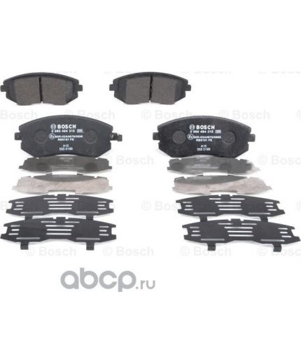 BOSCH Колодки дисковые передние