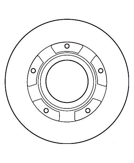 TRW Тормозной диск задний