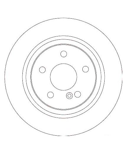 TRW Тормозной диск задний