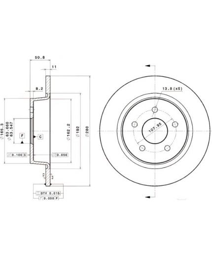 BREMBO Тормозной диск Фото 2