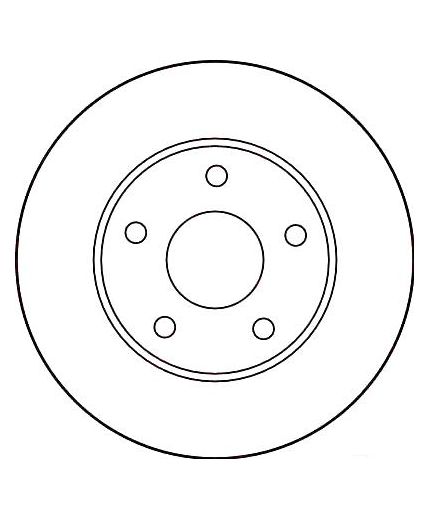 TRW Тормозной диск передний