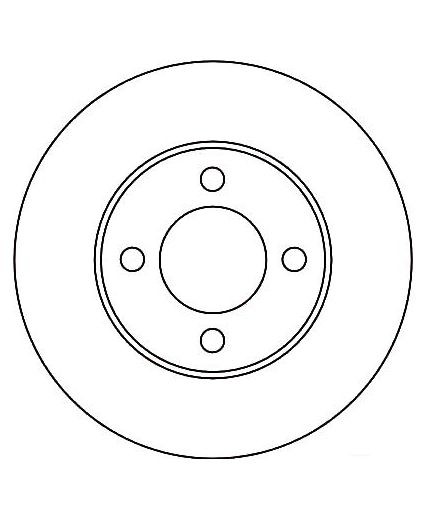 TRW Тормозной диск передний
