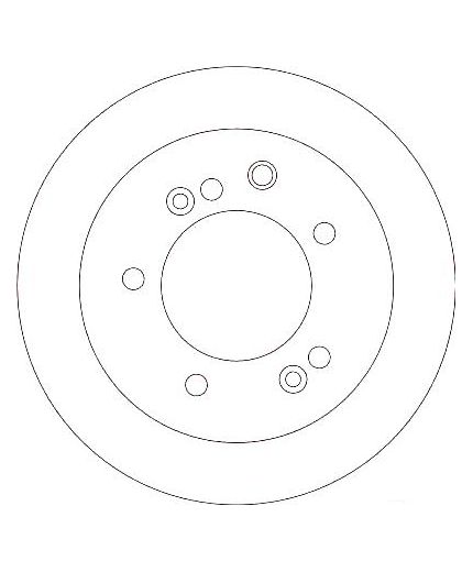 TRW Тормозной диск задний