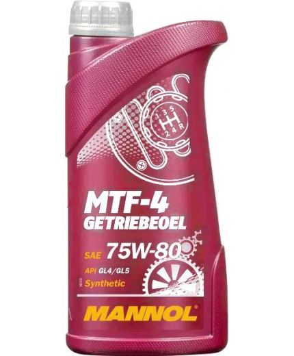 Трансмиссионное масло MANNOL MTF-4 Getriebeoel 75W-80 GL-4 1л