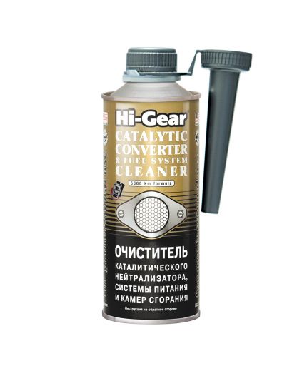 HI-GEAR Очиститель каталитического нейтрализатора, системы питания 444мл Фото 2