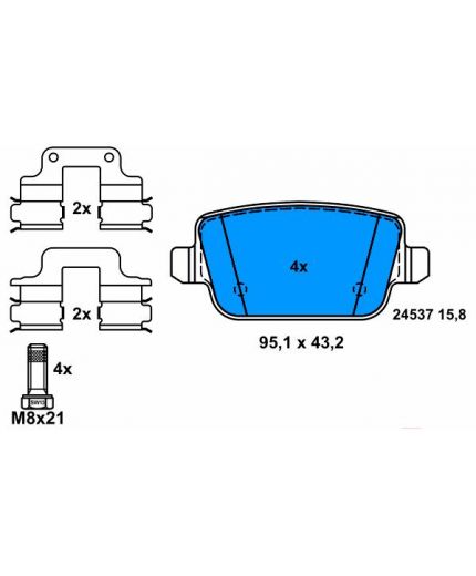 ATE Колодки дисковые