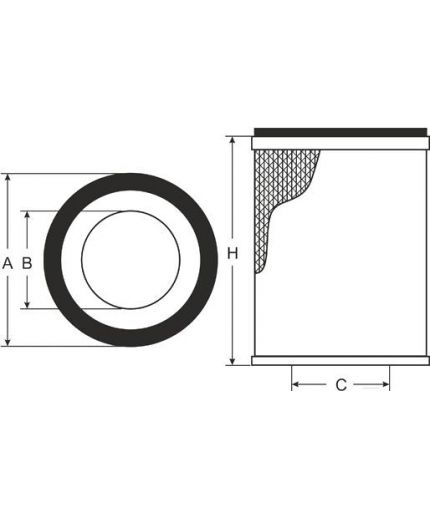 SCT Фильтр воздушный