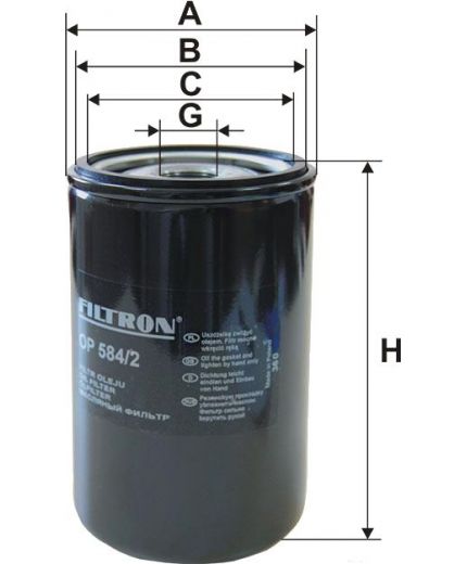 FILTRON Фильтр масляный Фото 2