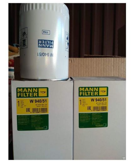 Mann-Filter Фильтр масляный Фото 2