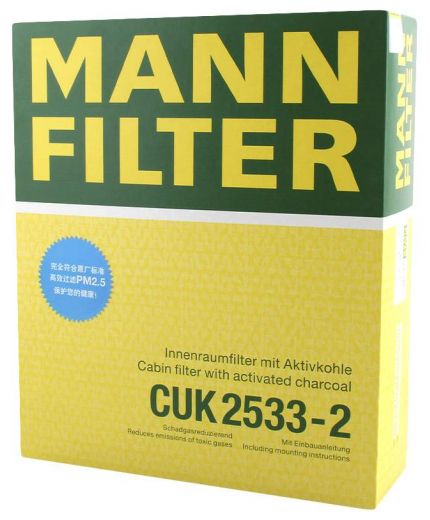 Mann-Filter Фильтр салонный угольный Фото 3