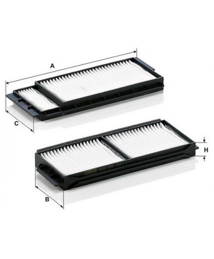 Mann-Filter Фильтр салонный Фото 2