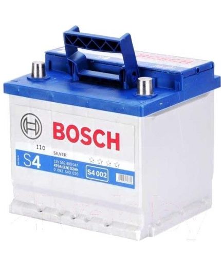 BOSCH Аккумулятор S4 002 470А (52 А/ч)