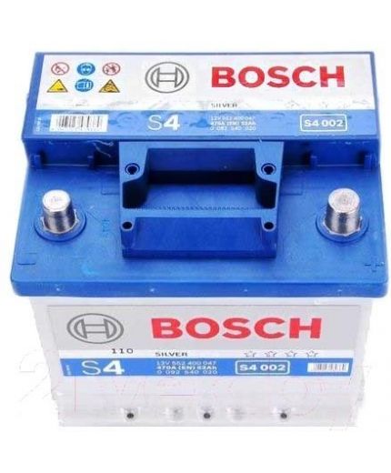 BOSCH Аккумулятор S4 002 470А (52 А/ч) Фото 2