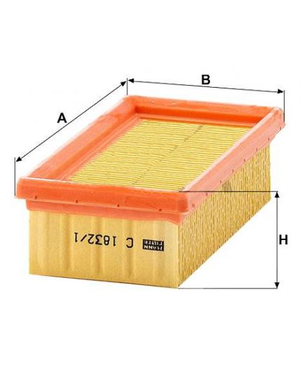 Mann-Filter Фильтр воздушный Фото 2