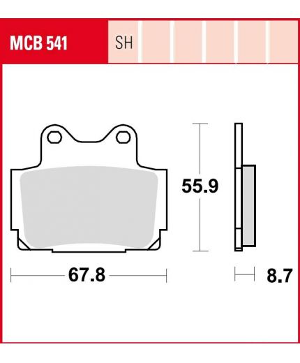 TRW Колодки дисковые передние/задние Фото 2