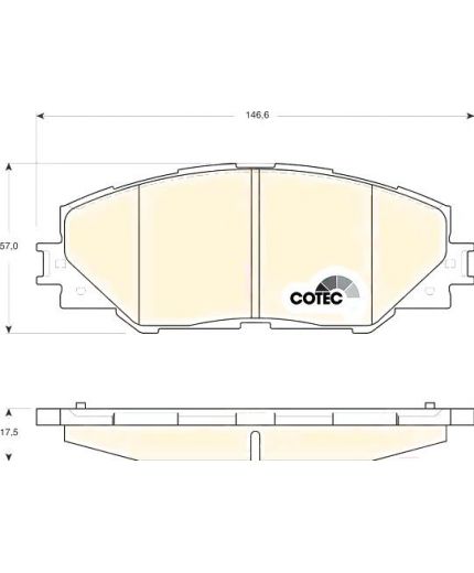 TRW Колодки дисковые передние Фото 2