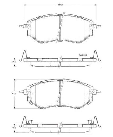 TRW Колодки дисковые передние Фото 2