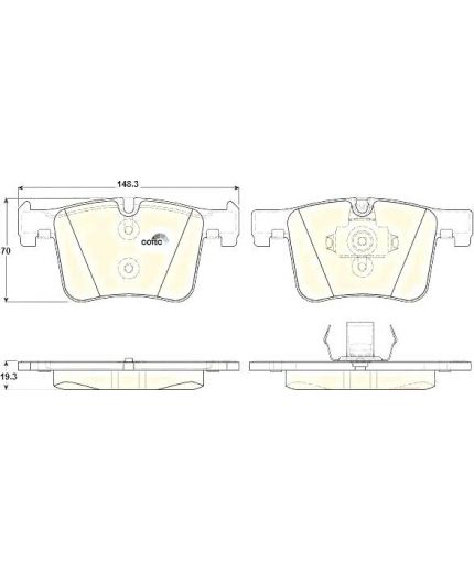 TRW Колодки дисковые передние Фото 2